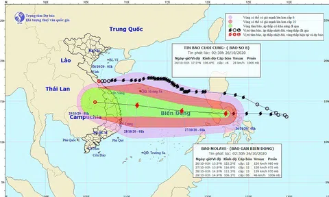 Bão số 9 giật cấp 15 đi vào biển Đông gây sóng to, gió lớn