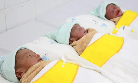 Kì diệu 6 em bé ra đời từ hai ca tam thai tự nhiên hiếm gặp