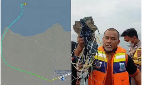 Thông tin mới nhất vụ máy bay Indonesia chở 62 người gặp nạn rơi xuống biển