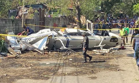 Rơi máy bay trực thăng quân sự ở Philippines, 7 người thiệt mạng