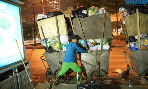 Nhọc nhằn mưu sinh trong những đêm đông rét buốt