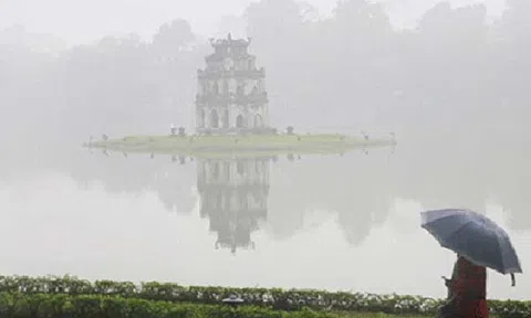 Dự báo thời tiết ngày 26/1: Hà Nội mưa phùn và có sương mù, nhiệt độ thấp nhất 15 độ C