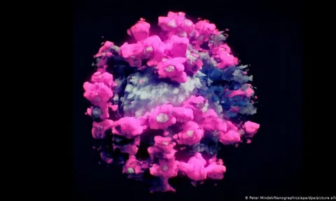 Lần đầu tiên nhóm nghiên cứu quốc tế chụp được ảnh 3D thực của virus SARS-CoV-2