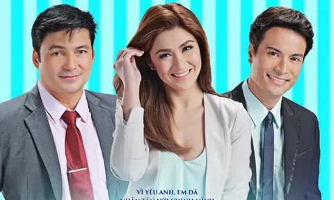 Chuyện tình yêu tay 3 nổi tiếng của màn ảnh Philippines lên sóng với khán giả Việt