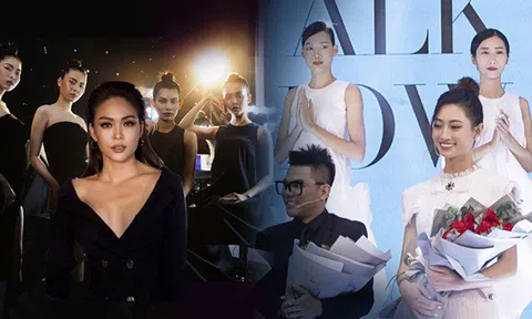 Lần đầu "ra quân", học trò cưng của Mâu Thuỷ đứng chung sàn diễn cùng Hoa hậu Lương Thuỳ Linh và đàn chị Next Top