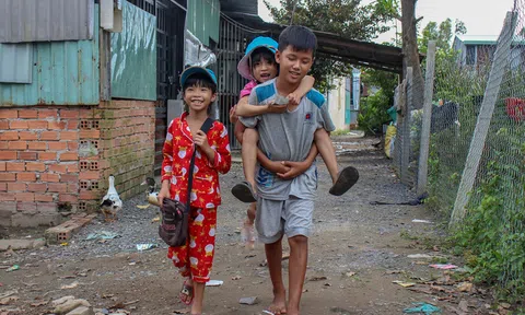 3 đứa trẻ bán vé số phụ bà nuôi ông