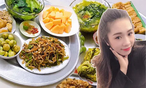 Ghen tị với những mâm cơm hấp dẫn của nàng dâu đảm xinh đẹp nấu tặng gia đình chồng