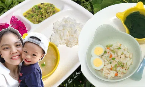 Mẹ trẻ 9X xinh đẹp chia sẻ kinh nghiệm cho con ăn dặm "cả thế giới” cực hay