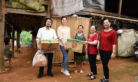 Lương Thùy Linh khánh thành “Con đường xây ước mơ”