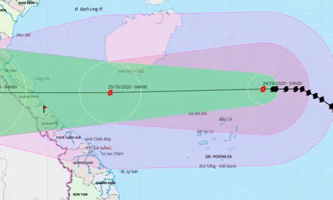 Bão mạnh cấp 8 dự kiến đổ bộ Hà Tĩnh - Quảng Trị