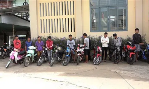 Tây Ninh: Bắt quả tang nhóm thanh, thiếu niên tụ tập đua xe trái phép