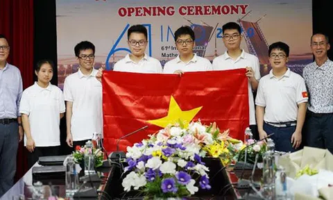 Olympic Toán học quốc tế 2020: 6/6 thí sinh dự thi đạt giải, một học sinh lớp 10 giành Huy chương Vàng