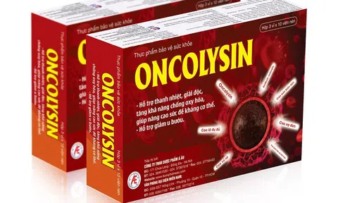 Oncolysin chỉ hỗ trợ giảm nguy cơ u bướu, không có tác dụng điều trị