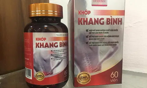 Quảng cáo sai sự thật thực phẩm Khớp Khang Bình, công ty MINHA bị phạt nặng