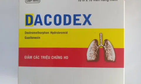 Buộc thu hồi toàn quốc thuốc viên nang mềm Dacodex vì không đạt chất lượng