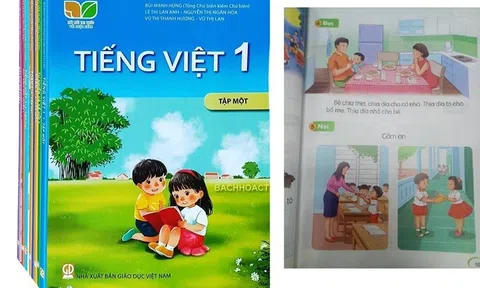 Đề xuất chỉnh sửa lỗi trong 4 bộ sách giáo khoa lớp 1