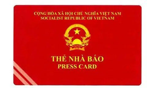 Công bố mẫu thẻ nhà báo kỳ hạn 2021-2025: Có chíp mã hóa điện tử để chống làm giả