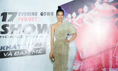 Á hậu Coco Thùy Dung diện thiết kế gợi cảm chấm thi thời trang