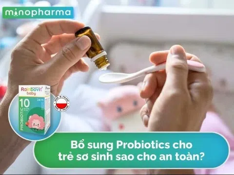 Bổ sung Probiotics cho trẻ sơ sinh sao cho an toàn hiệu quả?