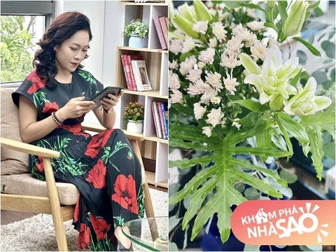 BTV Hoàng Trang VTV khoe "góc chữa lành" tại gia, được chị em ngưỡng mộ vì tài cắm hoa khéo léo