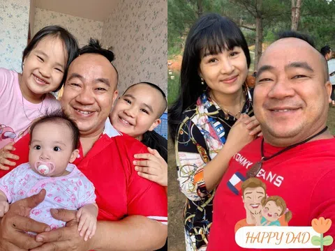Nam diễn viên 1m50 từng "si mê" Tăng Thanh Hà giờ lấy vợ trẻ đẹp kém 9 tuổi, U50 chuẩn bị lên chức bố bỉm 4 con