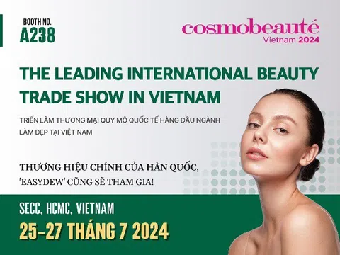 Easydew tham gia sự kiện 'Cosmobeaute Vietnam 2024' với sản phẩm bán chạy tại Hàn Quốc