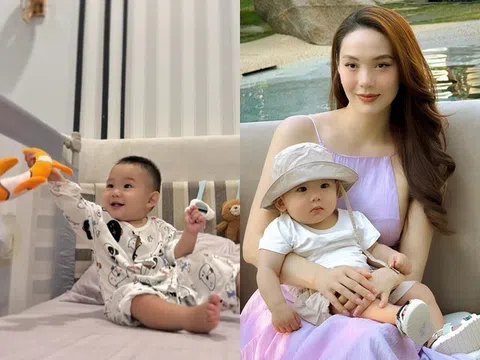Sao Việt 24h: Minh Hằng khoe cận mặt con trai 11 tháng tuổi quá giống mẹ, hạnh phúc vì hành động của quý tử