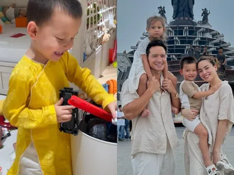 Sao Việt 24h: Hồ Ngọc Hà vui mừng khi được gặp lại cặp song sinh, khoe "thành quả" rèn con qua hành động của Leon