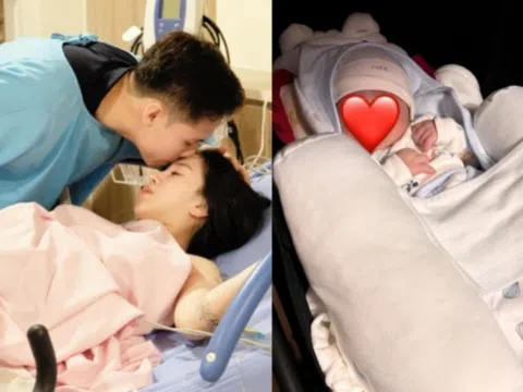 Con gái cưng của đại gia Minh Nhựa sinh con thứ 3, nhan sắc trên giường bệnh viện "gây sốt"