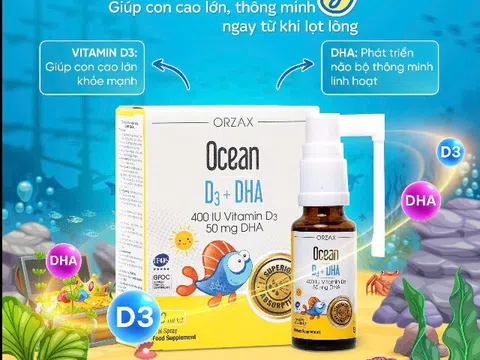 Vitamin D3 thuần kết hợp DHA: Bước đệm đầu đời cho sự phát triển của bé yêu