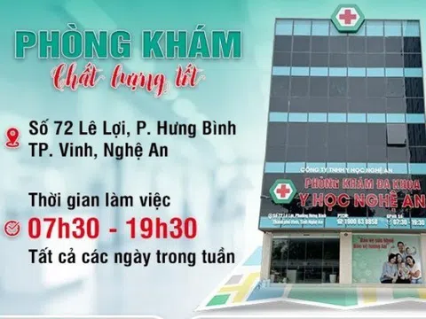 Phòng khám Đa khoa Y học Nghệ An - Địa chỉ uy tín chất lượng tại Nghệ An