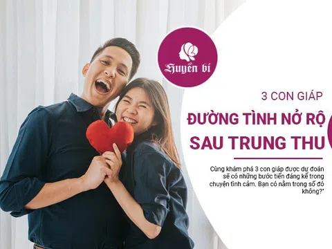 Sau trung thu, tình yêu của bạn sẽ ra sao: 3 cung hoàng đạo này có câu trả lời