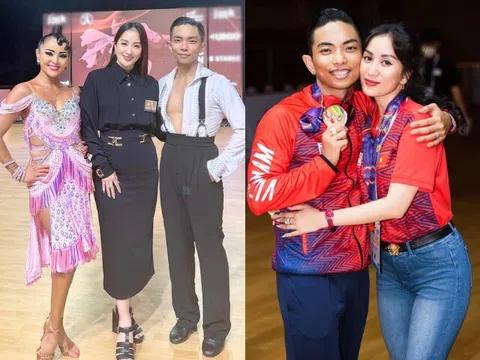 Khánh Thi một tay bồi dưỡng Phan Hiển tạo nên lịch sử cho dancesport Việt Nam, chồng cũng là trò khiến cô giáo tự hào