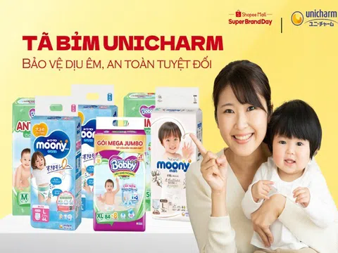 Ngày Siêu Thương Hiệu Unicharm: Mẹ mua là giảm, bé “rinh” quà xịn từ Bobby và Moony