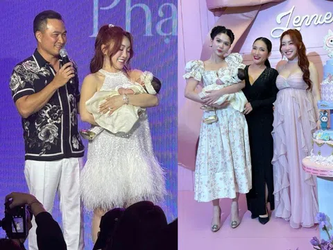 Chi Bảo mời "nửa showbiz Việt" đến tiệc đầy tháng rình rang của ái nữ, khách mời đi tiền mừng gần 1 tỷ