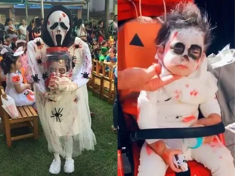 7749 màn hoá trang Halloween "có một không hai" của các "búp măng non" khiến ai xem cũng phát hoảng