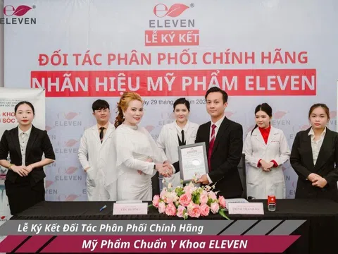 ELEVEN thúc đẩy kinh doanh mỹ phẩm an toàn