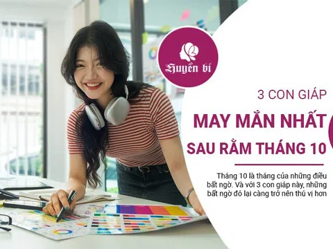 3 Con giáp đón vận may bất ngờ sau rằm tháng 10