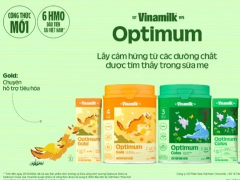 Vinamilk công bố cải tiến đột phá 6 HMO đầu tiên tại Việt Nam trong sản phẩm sữa công thức Optimum