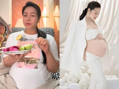 Nhật Kim Anh nói rõ chuyện mang thai song sinh cận ngày lâm bồn, bầu to "size khủng" vì tăng gần 30kg