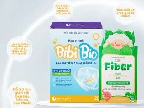 Bộ đôi Men vi sinh Bibi Bio tinh chất xơ Bibi Fiber - “tấm khiên” bảo vệ hệ tiêu hóa cho cả gia đình