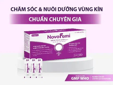 Viên đặt Novofemi - Giải pháp giảm nhanh viêm ngứa tại nhà an toàn không kháng sinh