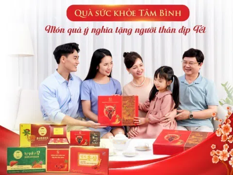 Quà sức khỏe Tâm Bình – Món quà ý nghĩa tặng cha mẹ, ông bà dịp Tết