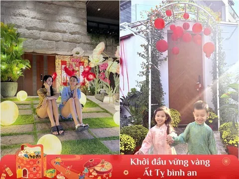 Cơ ngơi sao Việt đón Tết: Nhà Cường Đô La bên ngoài thơ mộng, biệt thự 30 tỷ của Hồ Ngọc Hà rực sắc xuân