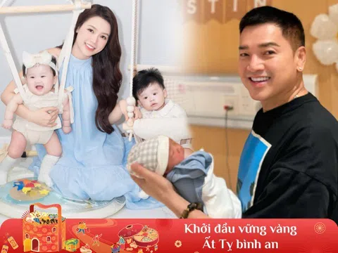 Showbiz Việt đón 30 "bé rồng" năm 2024: 2 cặp song sinh IVF đạt "triệu view", có sao nam đẻ con muộn ở tuổi U70