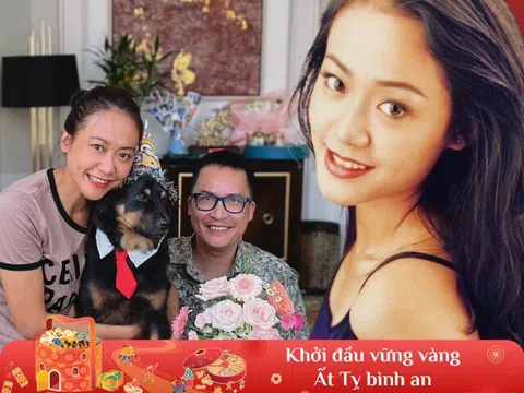 Mỹ nhân tuổi Rắn có má lúm đồng tiền nổi tiếng showbiz Việt: Không có con ruột, sống cùng chồng và đàn chó