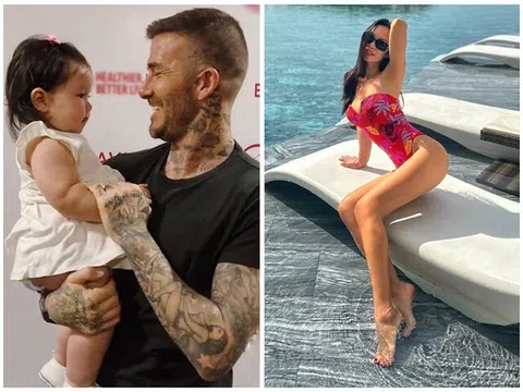 Đứa trẻ Việt Nam duy nhất được David Beckham bế, mê mẩn vì dễ thương giờ 6 tuổi, là mẫu nhí đắt show