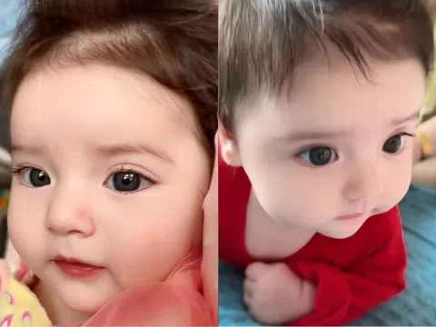 Em bé sơ sinh khiến cõi mạng rầm rộ vì đẹp như tạc tượng, biết dung mạo bố mẹ ai cũng khó tin
