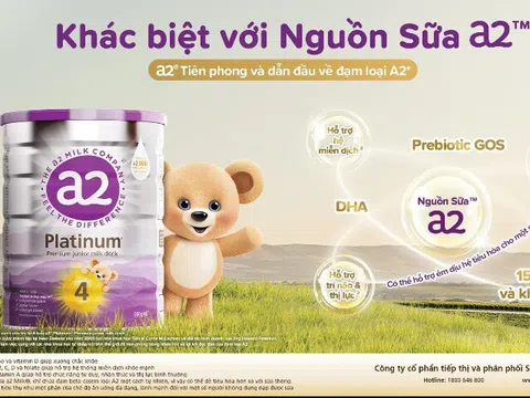 Sữa a2® Platinum® – Bí quyết nuôi dưỡng trẻ toàn diện từ hệ tiêu hóa khỏe mạnh