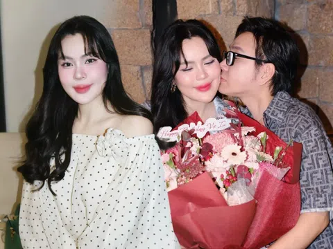 NSƯT Vũ Luân rưng rưng nước mắt vì được làm bố, 3 con của Hoa hậu Phương Lê phản ứng khi biết mẹ sinh thêm em